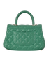 Coco Top Handle, &pound;3,600, Handbags, Green, Caviar Leather, Back view